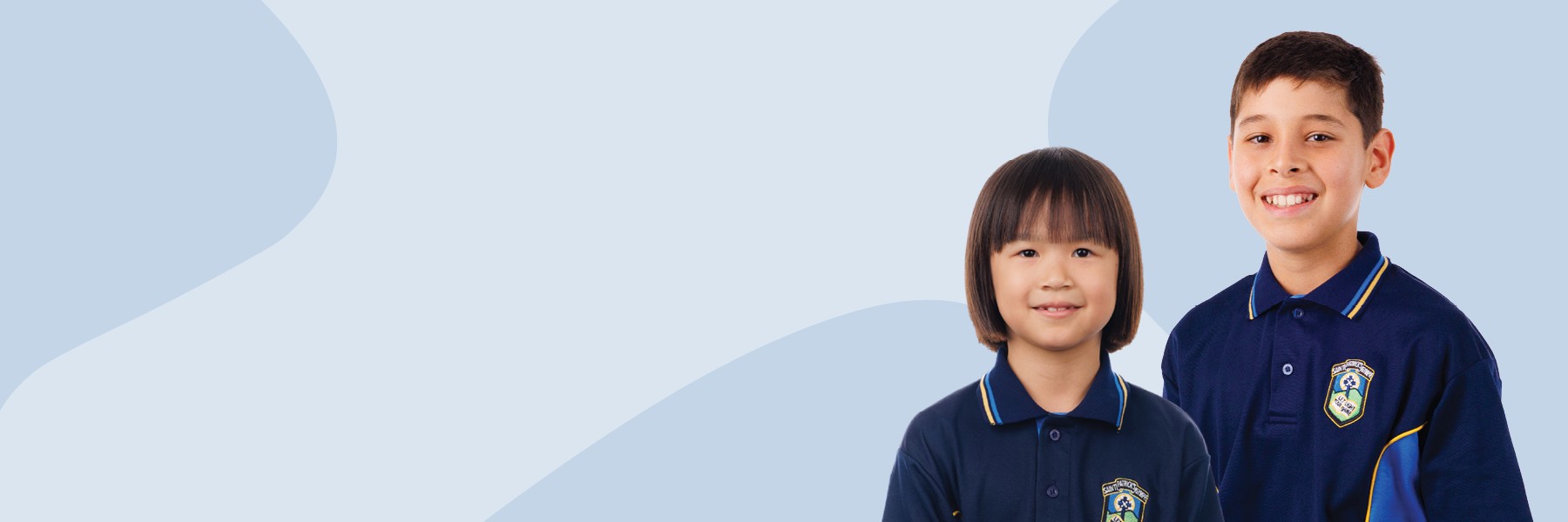 two students from St Patrick's